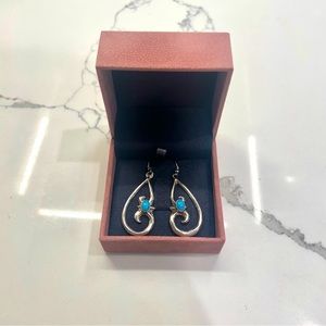 Turquoise Sterling Silver Earrings